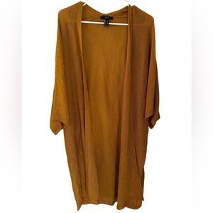 Forever 21 orange rust color cardigan size medium